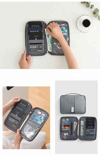 Organizador de Viaje Multifuncional para Documentos y Pasaporte - Image 24
