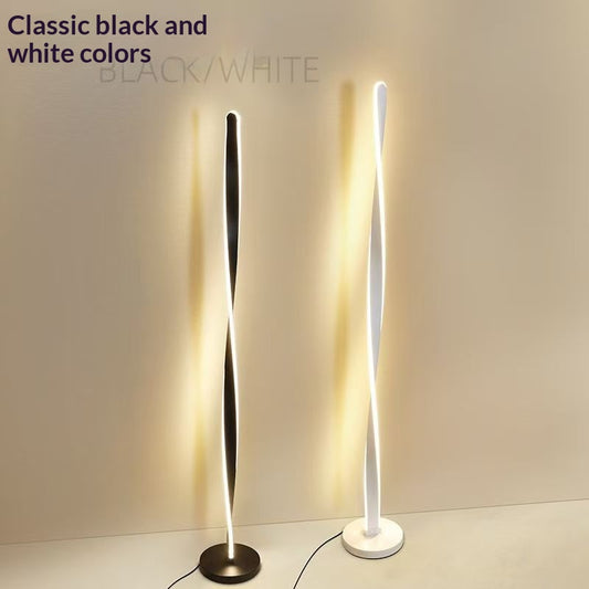 Lámpara de Piso Moderna Elegante con Luz de Mesita - Image 2