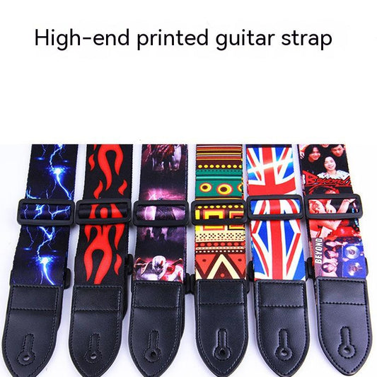 Correa de Guitarra con Impresión Térmica Personalizada
