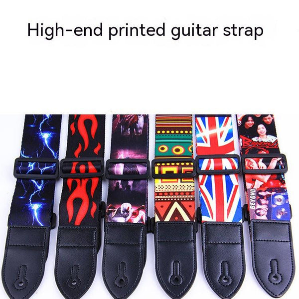 Correa de Guitarra con Impresión Térmica Personalizada