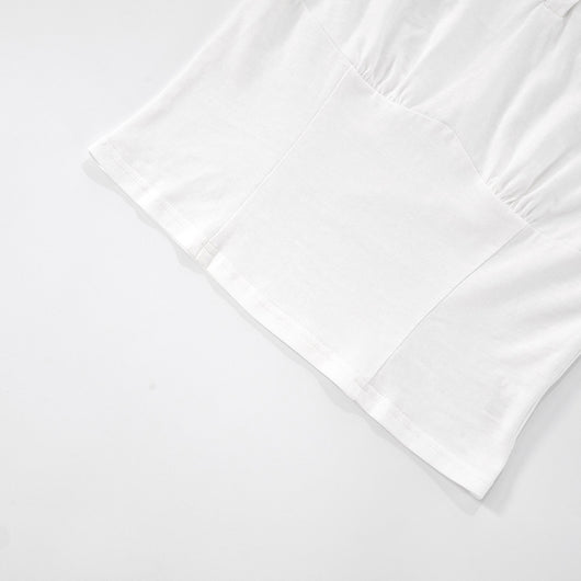 Blusa Básica para Mujer con Cuello Redondo, Botones y Hombros Caídos - Image 16