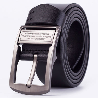 Cinturón de Cuero para Hombre con Hebilla de Pasador - Estilo Casual y Formal - Image 10