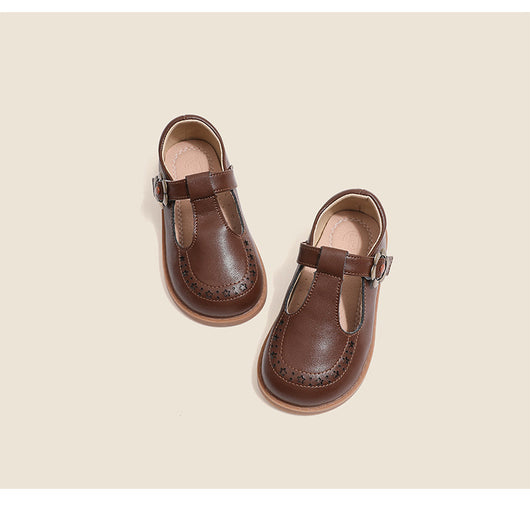 Zapatos de Cuero para Niñas Princesa con Suela Antideslizante - Image 17