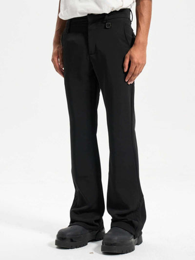 Pantalón Slim Flare con Costados Abiertos - Corte Moderno y Versátil - Image 6