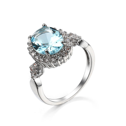 Anillo de Cristal Rojo con Temperamento y Elegancia - Image 19