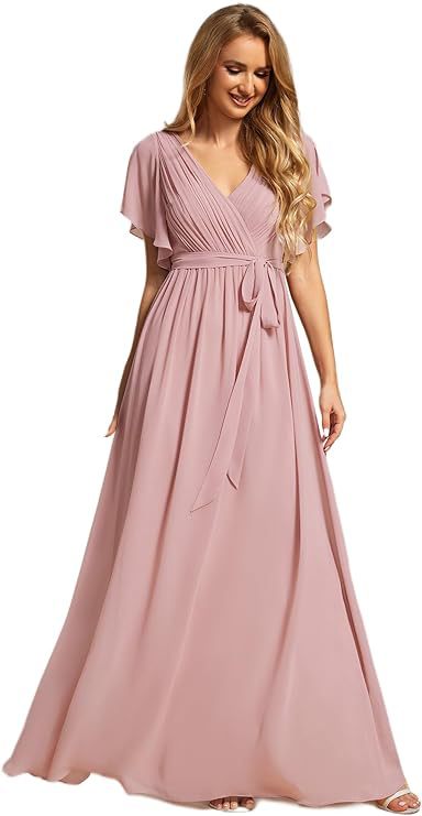 Vestido de Noche Mesh Unicolor Elegante - Image 7