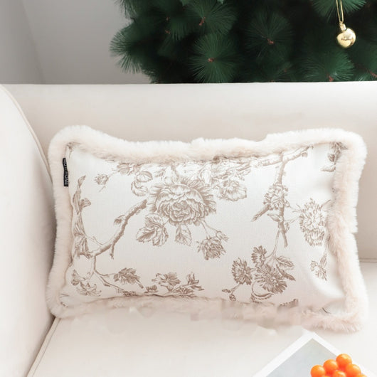 Funda de Almohada Retro Francesa de Lujo Suave con Estampado - Image 18