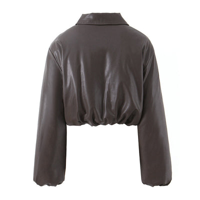 Chaqueta Acolchada Negra para Mujer - Diseño Moderno y Cálido - Image 3