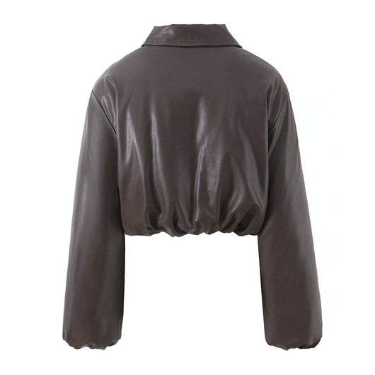 Chaqueta Acolchada Negra para Mujer - Diseño Moderno y Cálido - Image 3