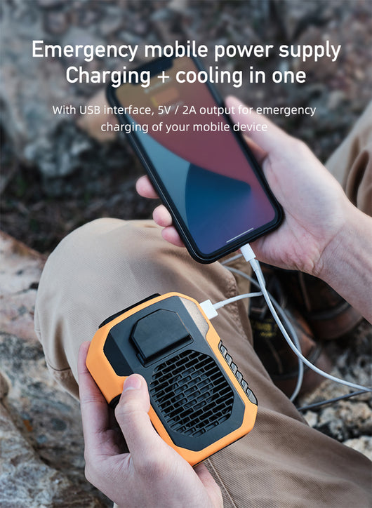Ventilador Portátil de Cuello con Batería de Gran Capacidad USB - Deportes y Actividades Outdoor - Image 16