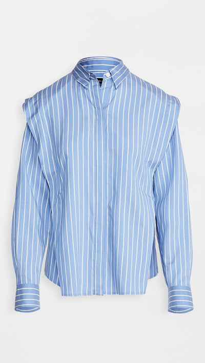 Blusa Holgada de Hombros Anchos para Mujer - Image 3