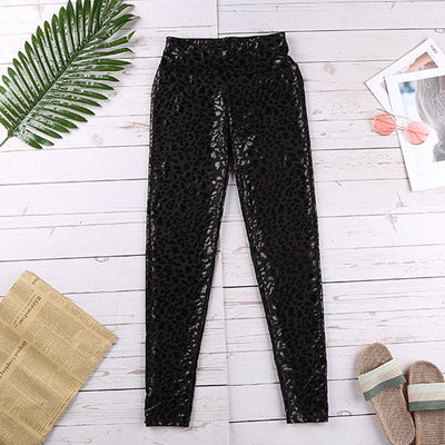 Leggins Brillantes con Estampado de Leopardo - Image 16