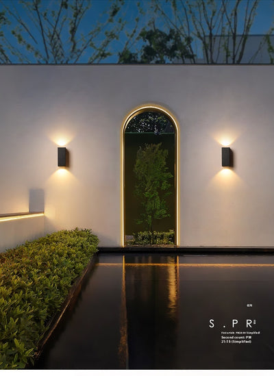 Lámpara LED de Pared Exterior Resistente al Agua - Diseño Moderno y Minimalista - Image 9