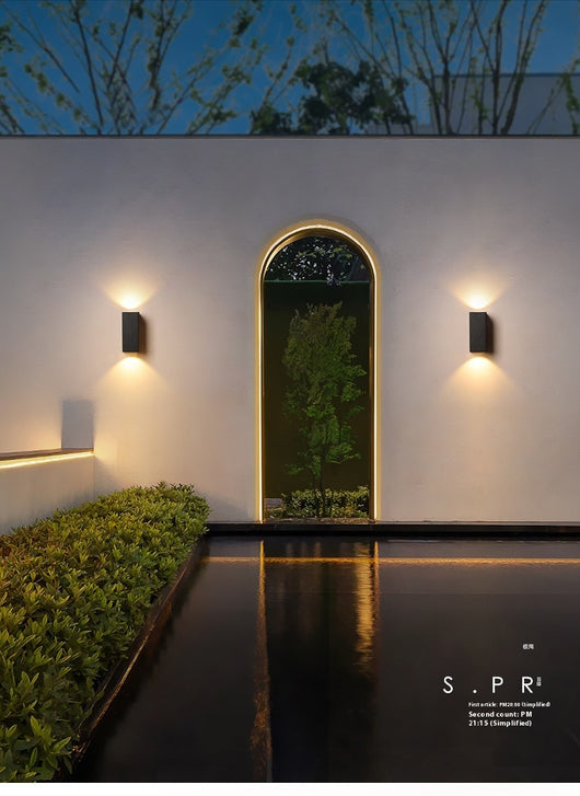 Lámpara LED de Pared Exterior Resistente al Agua - Diseño Moderno y Minimalista - Image 9