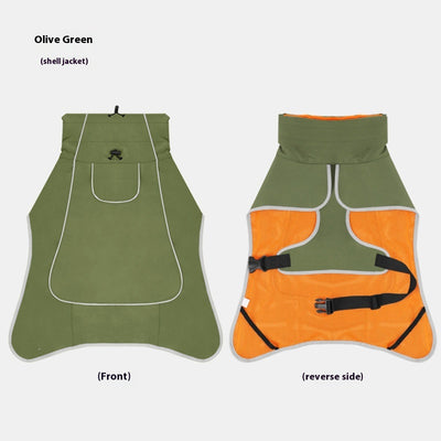 Abrigo Impermeable para Perros Grandes - Gabardina Protectora Dual - Image 6