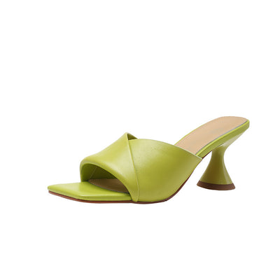 Pantuflas Elegantes de Piel de Oveja para Mujer - Estilo Minimalista y Cálido - Image 3