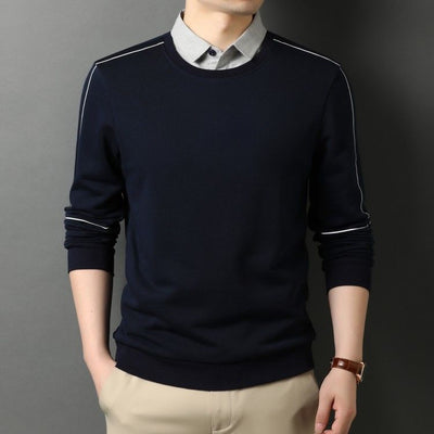 Chaqueta Casual para Hombre con Cuello Falso Desmontable - Manga Larga - Image 7