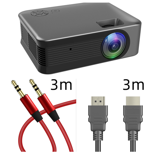 Proyector Portátil Inalámbrico HD Multifunción para Interiores y Exteriores - Image 9