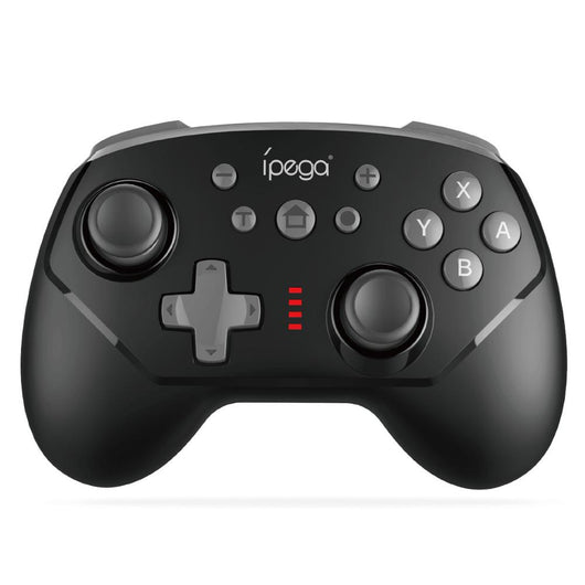 Black ipega wireless gamepad with gray joysticks, D-pad, and action buttons (X, Y, A, B) for gaming. - Image 8