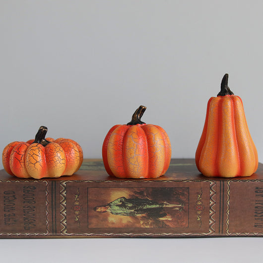 Linterna de Calabaza LED Decorativa - Lámpara Luminosa de Resina para Halloween - Image 9