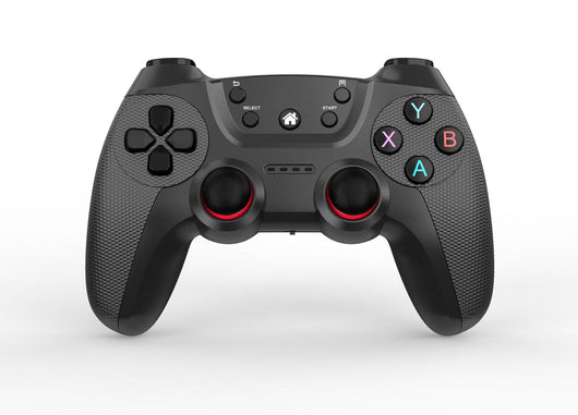 X2 Ultra Home TV Game Console kit with black game stick, two wireless controllers, 64GB MicroSD, and cables. - Image 12
