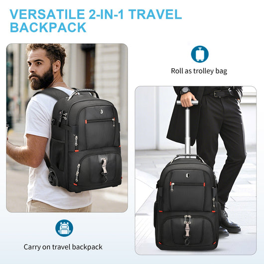Mochila de Viaje Swicky con Gran Capacidad - Ideal para Equipaje de Mano - Image 11