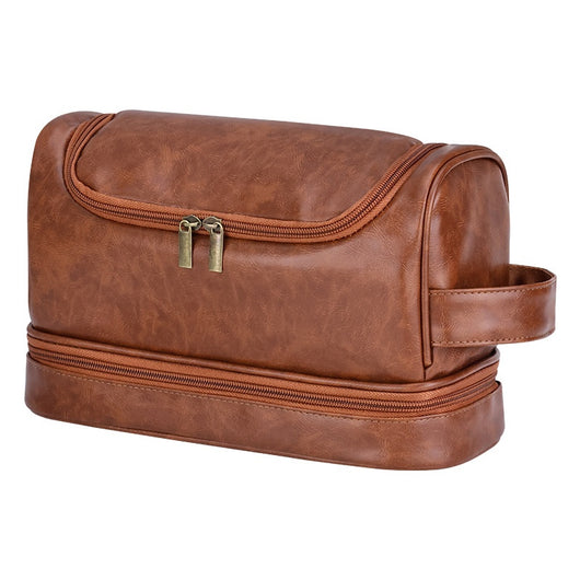 Bolsa de Aseo Ejecutiva en Cuero - Organizador de Viaje Profesional con Gancho - Image 5