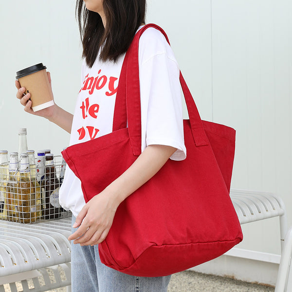 Bolso de Lona Retro Artístico para el Hombro