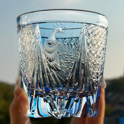 Vaso de Whisky de Cristal Tallado a Mano - Diseño Personalizado Premium