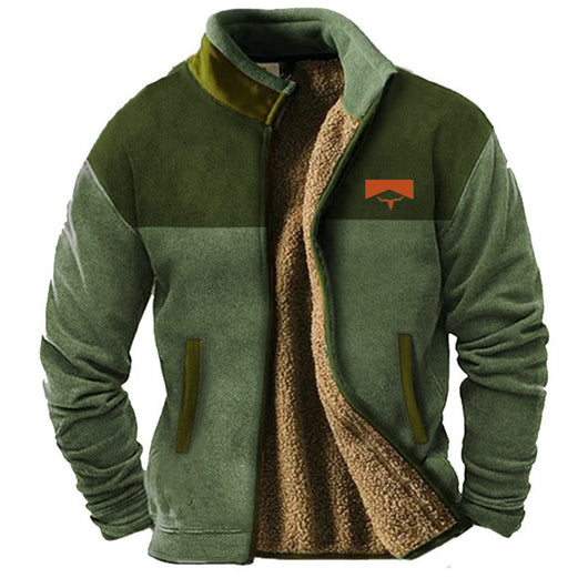 Chaqueta Fleece de Algodón para Hombre - Estilo Moderno y Confortable - Image 3