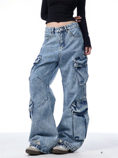 Pantalones de Trabajo Mujer Talle Ancho con Bolsillos Múltiples - Image 16