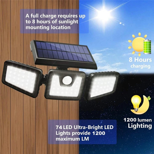 Lámpara Solar de Pared - Image 3