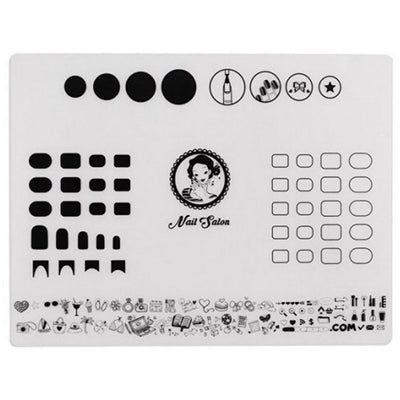 Almohadilla de Silicona para Estampado de Diseños de Uñas - Equipo de Práctica para Principiantes - Image 9