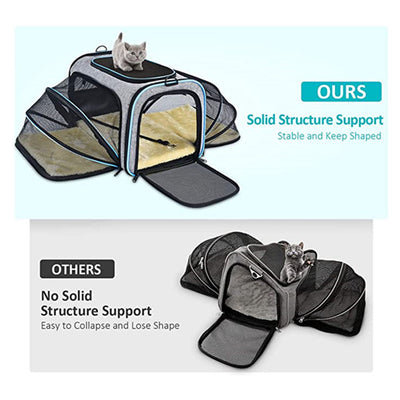 Transportín Expandible para Gatos y Perros Aprobado por Aerolíneas - Image 4