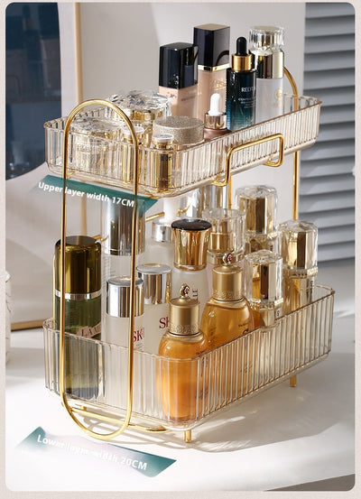 Organizador de Cosméticos y Accesorios de Baño con Estantes Dobles - Image 20