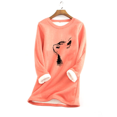 Sudadera Estampada con Pelaje para Mujer - Diseño Gato - Image 19