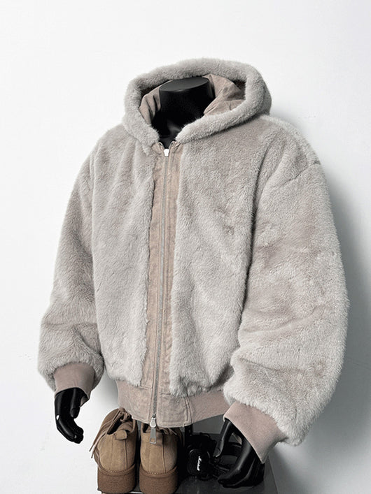 Chaqueta Acolchada de Algodón con Textura Mármol - Estilo Retro para Invierno - Image 9