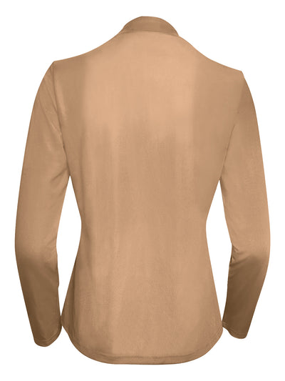 Chaqueta Blazer Mujer Cierre Cremallera Corte Entallado - Image 19