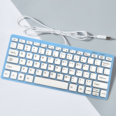 Teclado USB Compacto Silencioso para Computadora de Escritorio y Portátil - Image 13