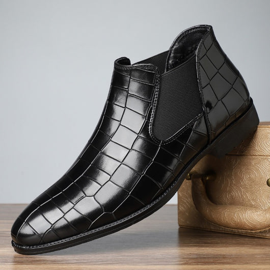 Botas Martin Punta Aguda Estilo Británico Talla Grande para Hombre - Image 3