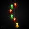 Luces Solares Decorativas Halloween - Campanas de Viento con Calaveras y Calabazas