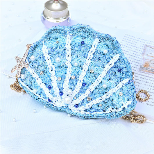 Concha de Vieira Tejida a Mano - Fantasía Marina con Estrella de Mar - Image 6