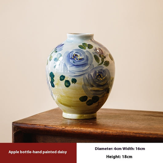 Florero Hidropónico de Cerámica Artesanal Jingdezhen Estilo Retro Chino - Image 6