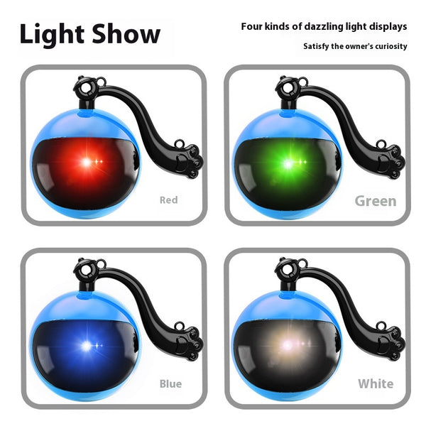 Pelota Interactiva Giratoria para Gatos con Luz y Sonido