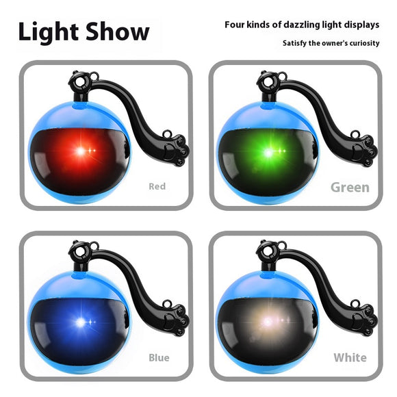 Pelota Interactiva Giratoria para Gatos con Luz y Sonido