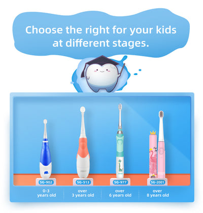 Cepillo de Dientes Eléctrico Infantil - Suave y Resistente al Agua - Image 14