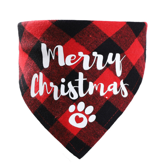 Pañuelo Triangular Navideño para Mascotas - DIY Babero Absorbente para Perros - Image 4