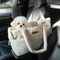 Asiento de Auto para Perros Pequeños con Arnés de Seguridad Ajustable