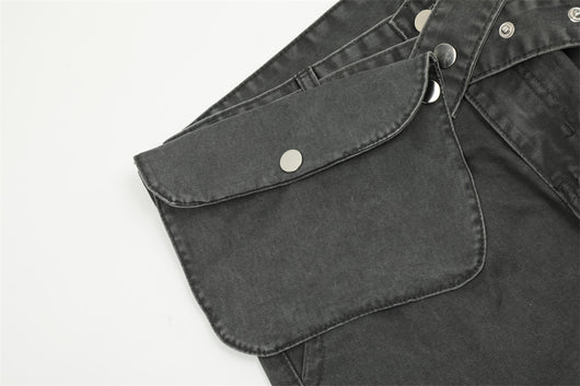 Pantalones Denim Holgados Tácticos para Hombre - Image 9