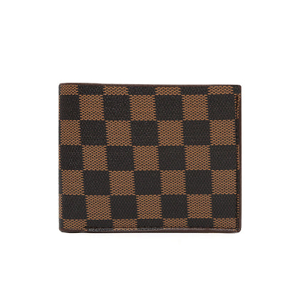 Cartera de Tarjetas Cuadriculada para Hombre - Diseño Clásico - Image 8